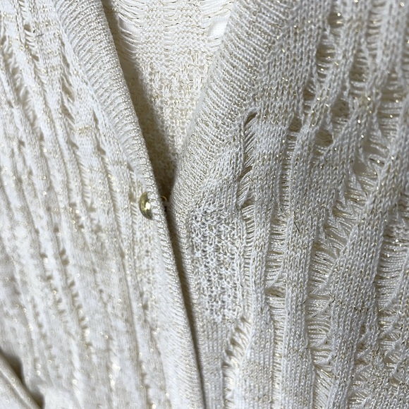 Belldini Women’s Cardigan Size S Light Gold Long Sleeves Sweater - Picture 6 of 13